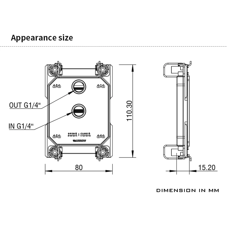 Kruiwagen Water Blok Voor Intel Lga4189 Server Processor Gebruik Cpu Waterkoeler, G1/4 ", Zwart, 0.5Mm Microkanalen, LTPA-4189