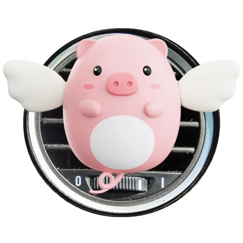 Pig Car Air Fresheners Lucky Cute Pig Car Vents Ornament Air Conditioner Outlet Clip Car Decorations Stand Interior Accessories