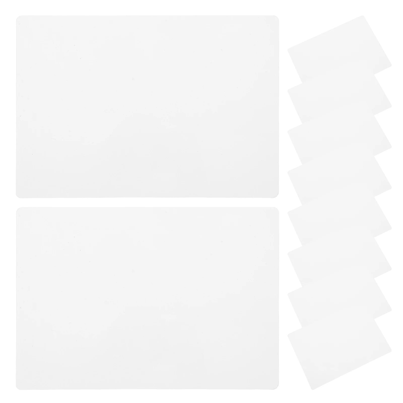 

10 Pcs Erasable Whiteboard Dry Erase Boards Classroom Blank Writing Display Activity Commercial