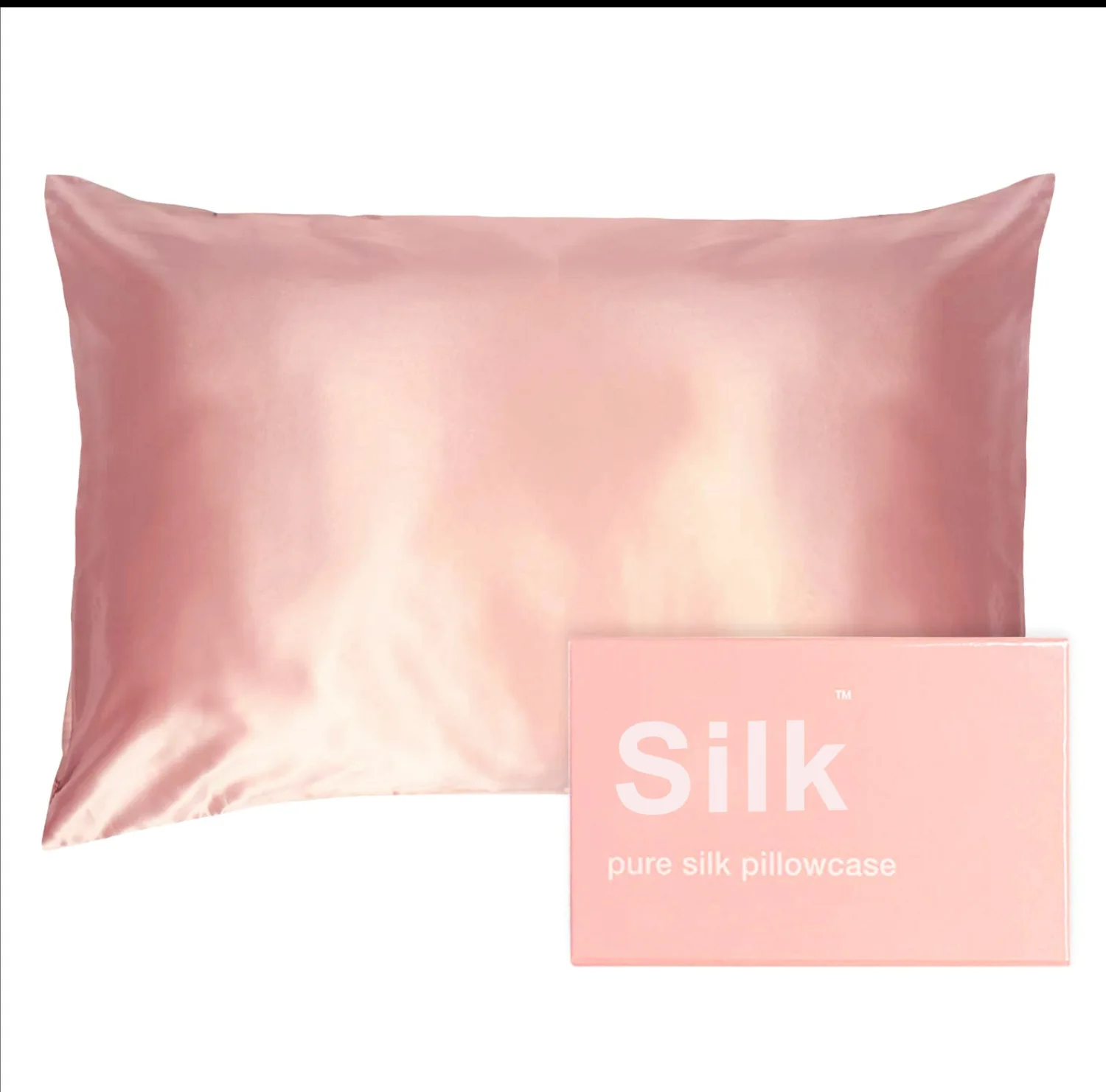 

Silk Pillowcase - 100% Pure Mulberry Silk - 22 Momme 6A High-Grade Fibers - Silk Pillow Cover for Hair & Skin