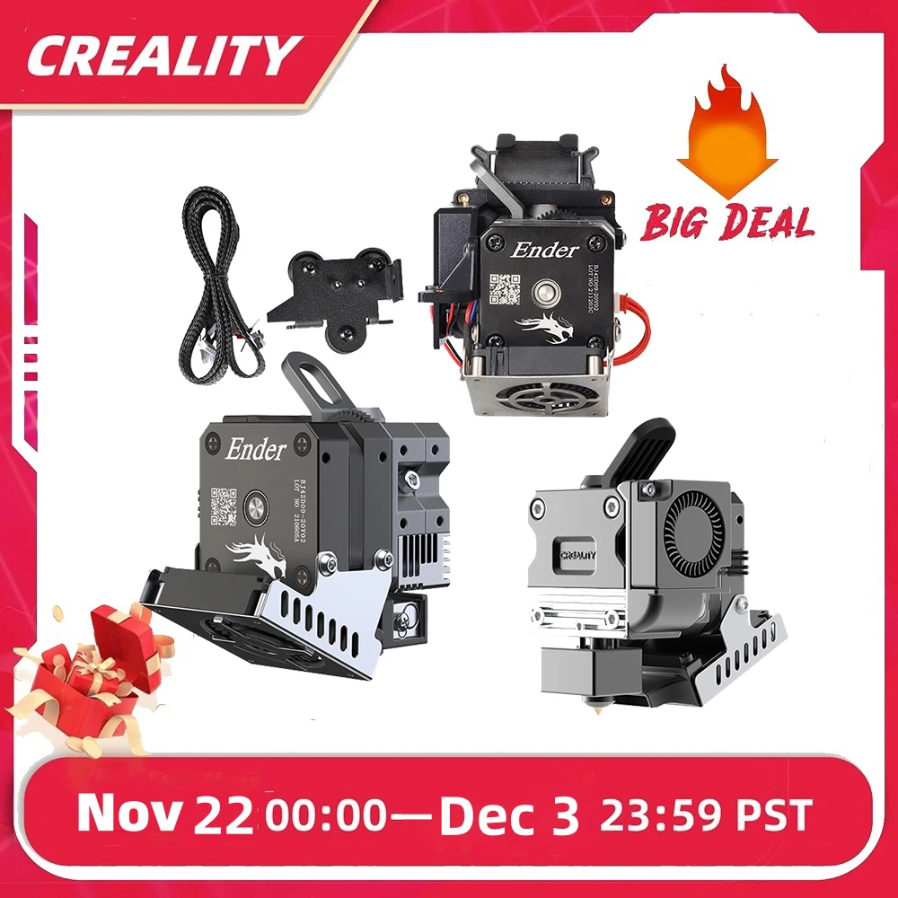 Creality Sprite Extruder Pro Kit 300℃ High Temperature Printing 80N Stepper Motor for Ender 3 Ender3 v2 Ender 3 pro Ender 3 Max