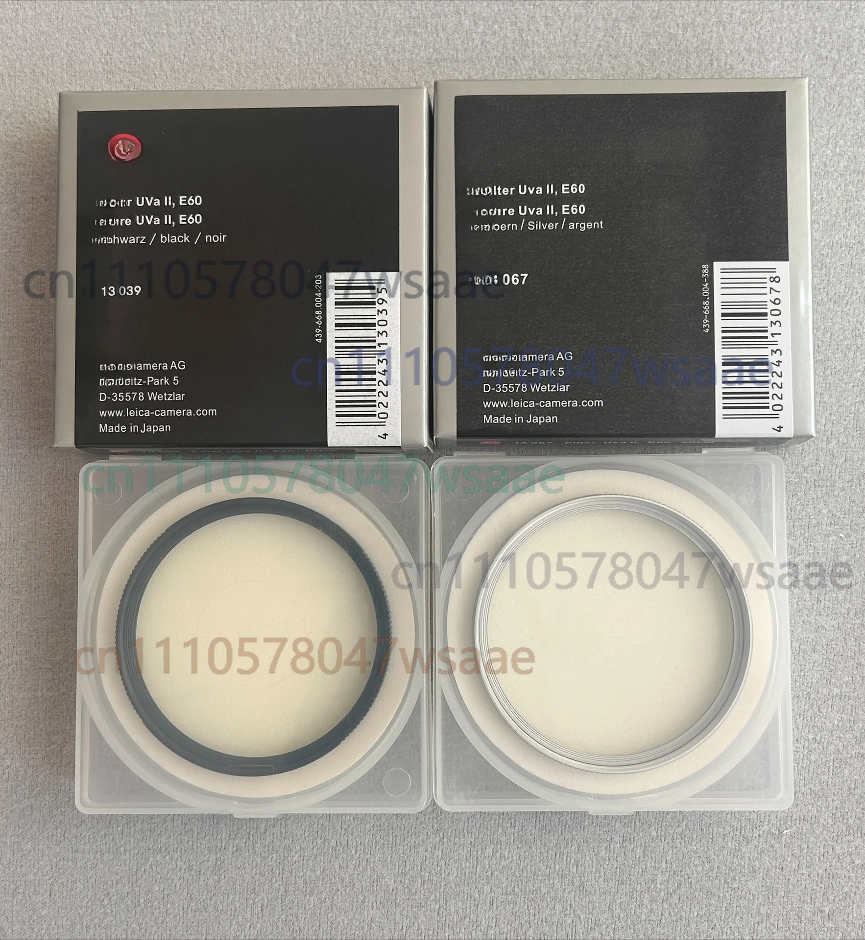 Оригинальный фильтр Leica UVa II E60 # 13039 60-миллиметровый многослойный УФ-защитный фильтр для объективов Leica M серии с резьбой E60, 98% новый