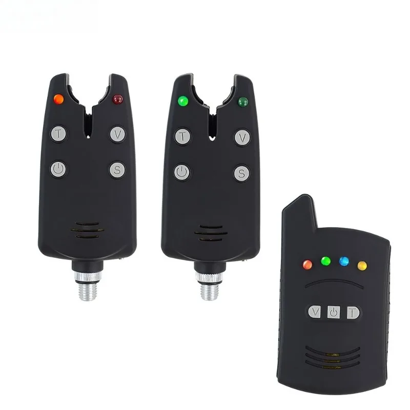 Wireless High Sensitivity Carp Fishing Bite Alarm Set with Bell