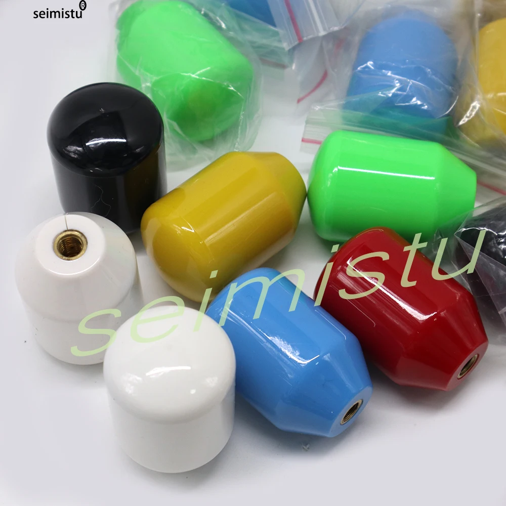 1 قطعة NOBI رئيس رصاصة عصا الكرة الروك Balltop ل Sanwa SEIMITSU عصا التحكم المقبض لتقوم بها بنفسك أجزاء ل ألعاب النيو جيو ممر عملة