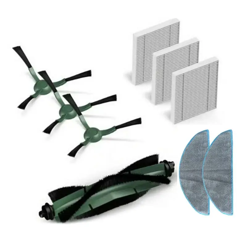 

Комплект аксессуаров AS60-9PCS для Irobot Roomba Combo Essential / Vac Essential Y0112, основная и боковые щетки, фильтр, насадка для влажной уборки