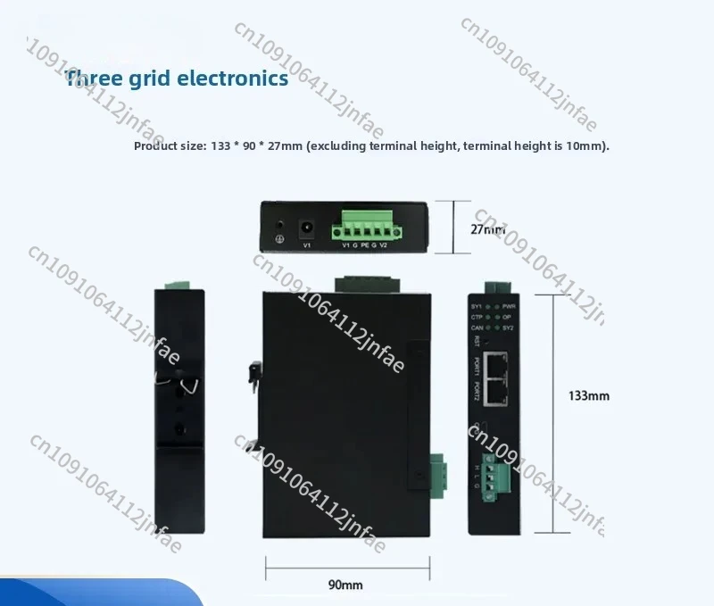 COE EtherCAT To CANopen/CAN Converter - Industrial Protocol Conversion Bridge