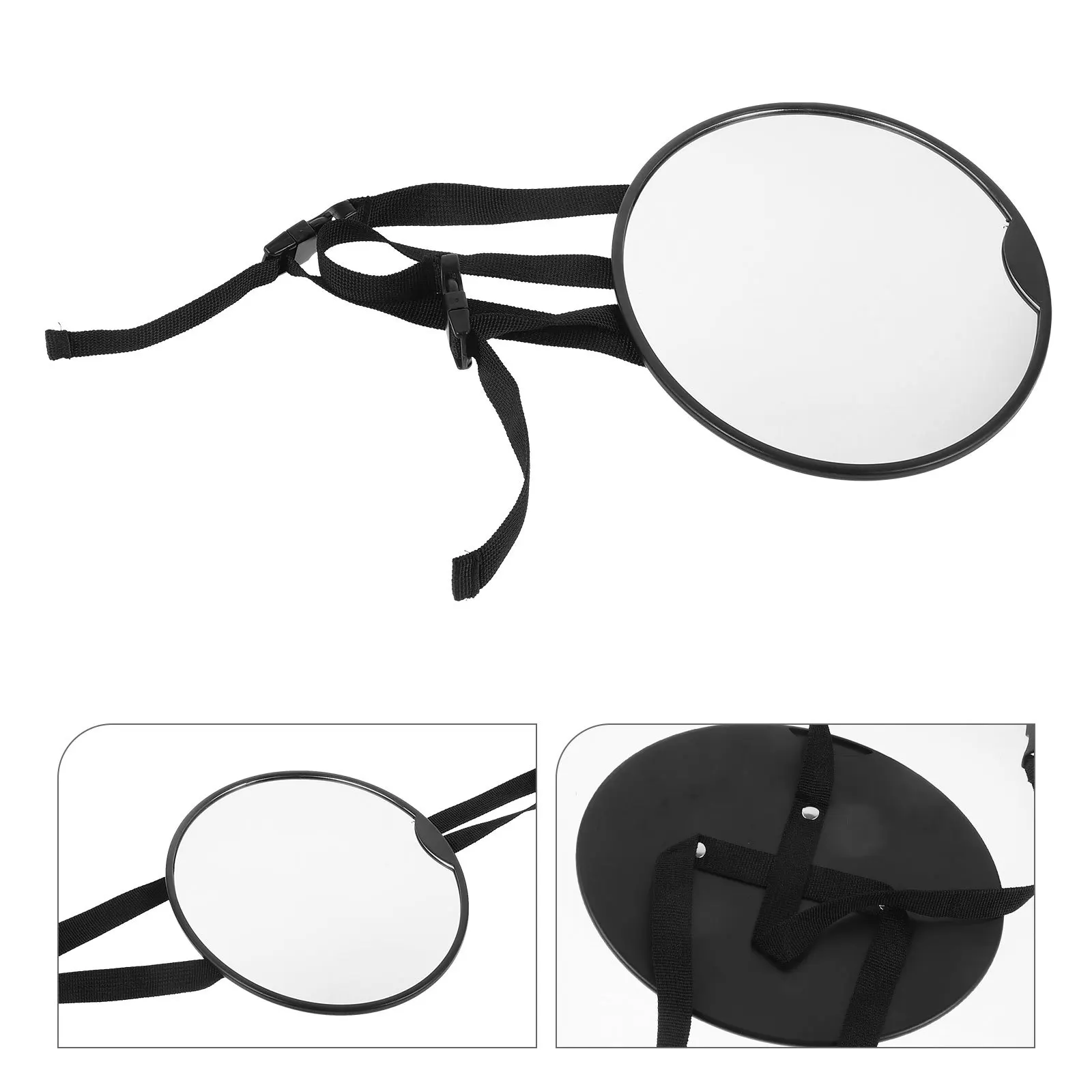 مرآة سيارة بتصميم رؤية واسعة لمراقبة المقعد الخلفي - مرآة داخلية آمنة لراكبي المقعد الخلفي متوافقة مع