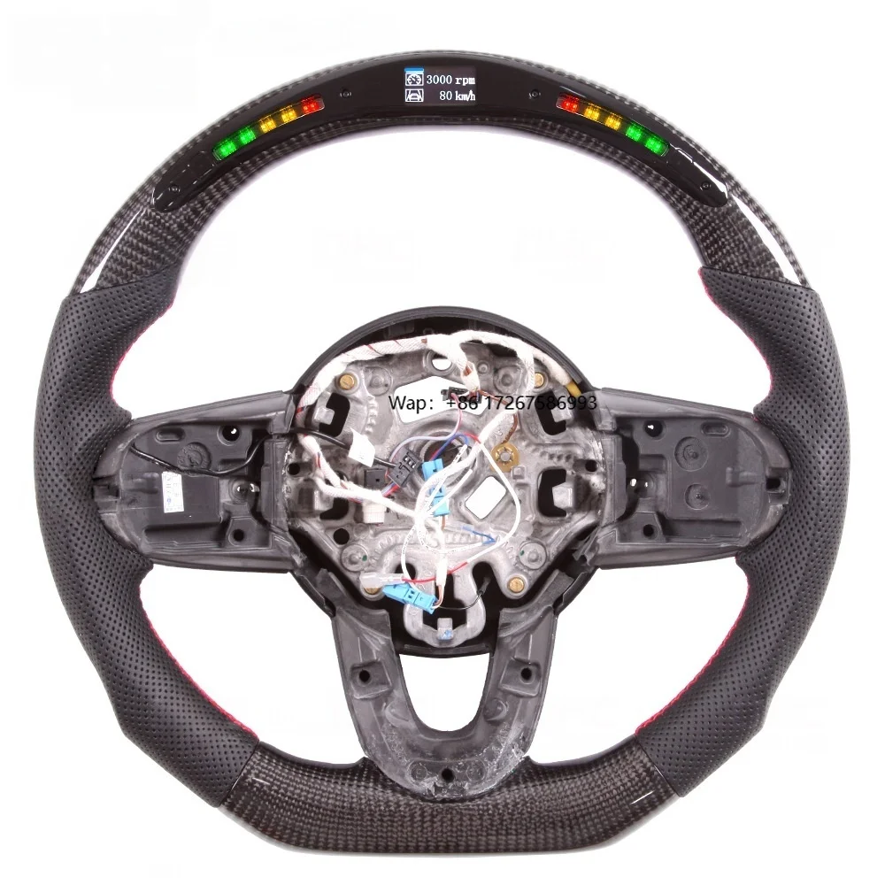 

Hand Stitched Steering Wheel Crafted by Using Premium Materials for Perfectly Look and Comfortable Hand Feel