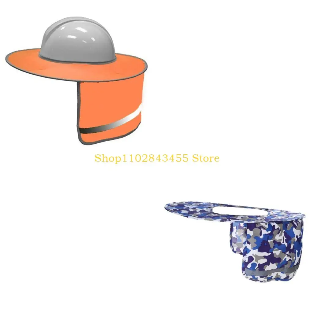 49MC Sun Shade Neck for Hard Hats Construction Safety Helmets Summer Sunshade