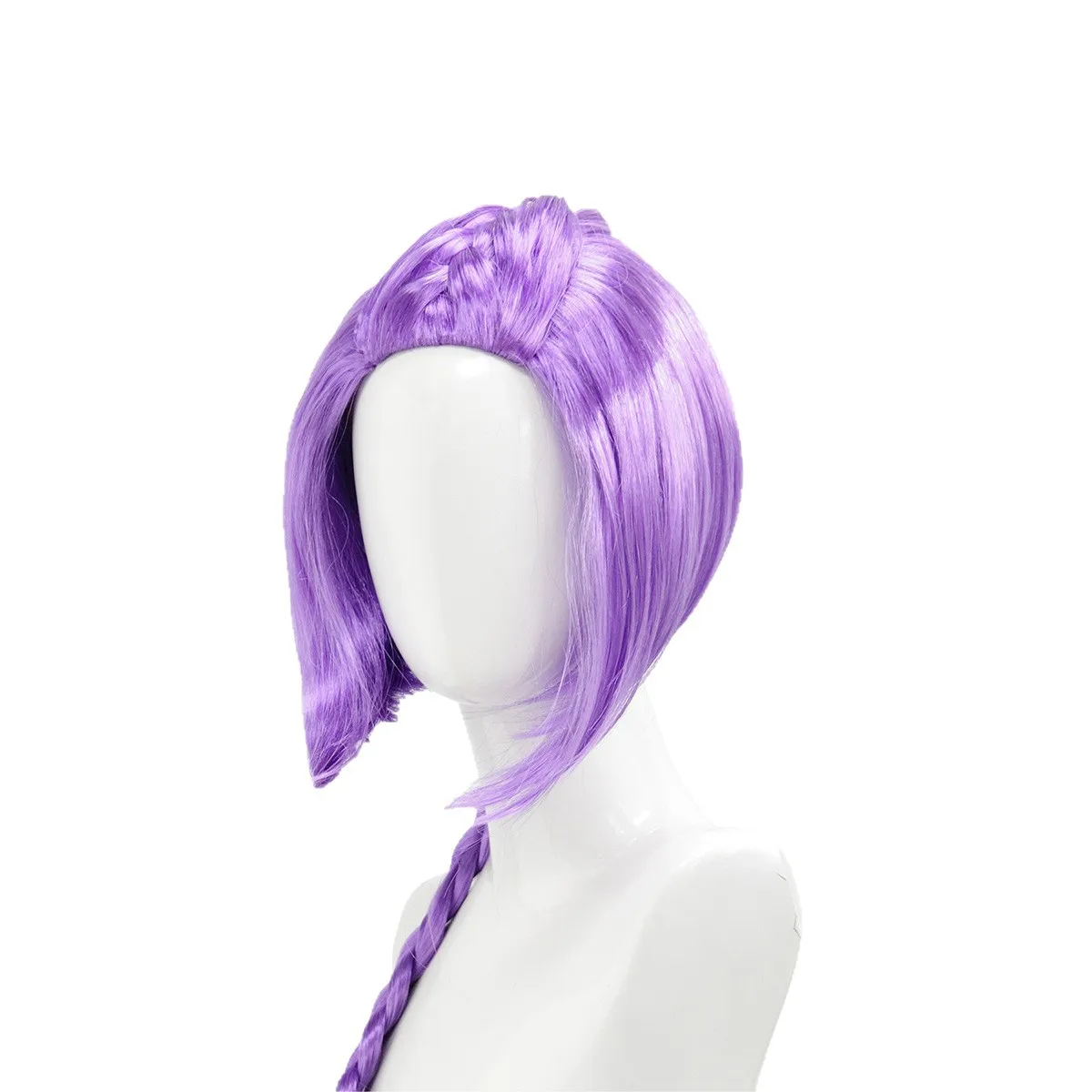 วิกผมคอสเพลย์สีม่วงรุ่นใหม่ปี 2025 สำหรับเด็ก วิกผมอนิเมะ K-POP Demon Hunters Huntr/x สำหรับแต่งกาย วิกผมสังเคราะห์ปลอดภัยสำหรับเด็ก