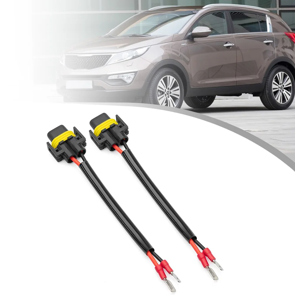 

2Pcs For Kia Rio Optima Sportage Sedona Amanti 18AWG Fog Headlights Wiring Retrofit Harness Adapter to Socket H8 H11 880 881