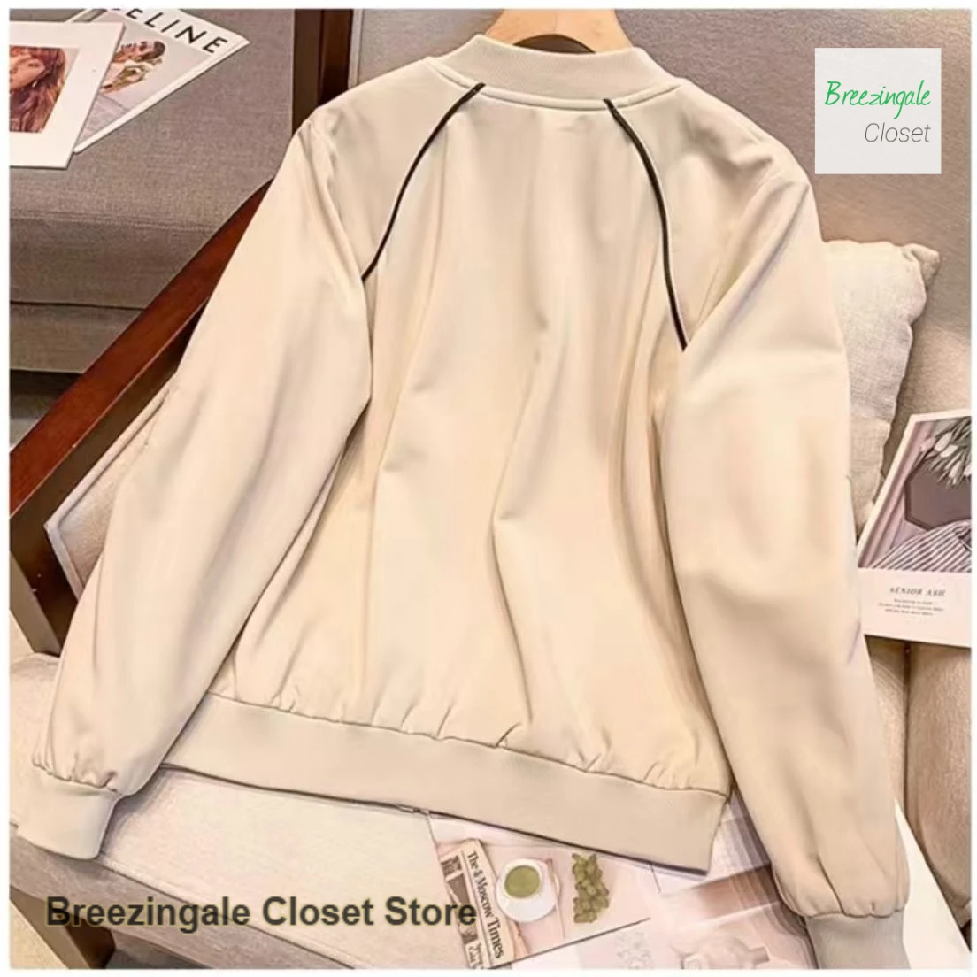 French style solid color jacket women's short coat women's spring and autumn new temperament ball suit casual coat jacket women