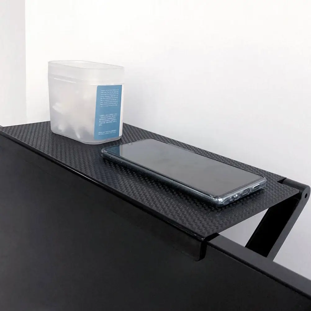 1Pcs Eco-Friendly Rust-Resistant TV Shelf Heavy-Duty No-Drill Monitor Storage Rack Sturdy Screen Platform for Home Office Living