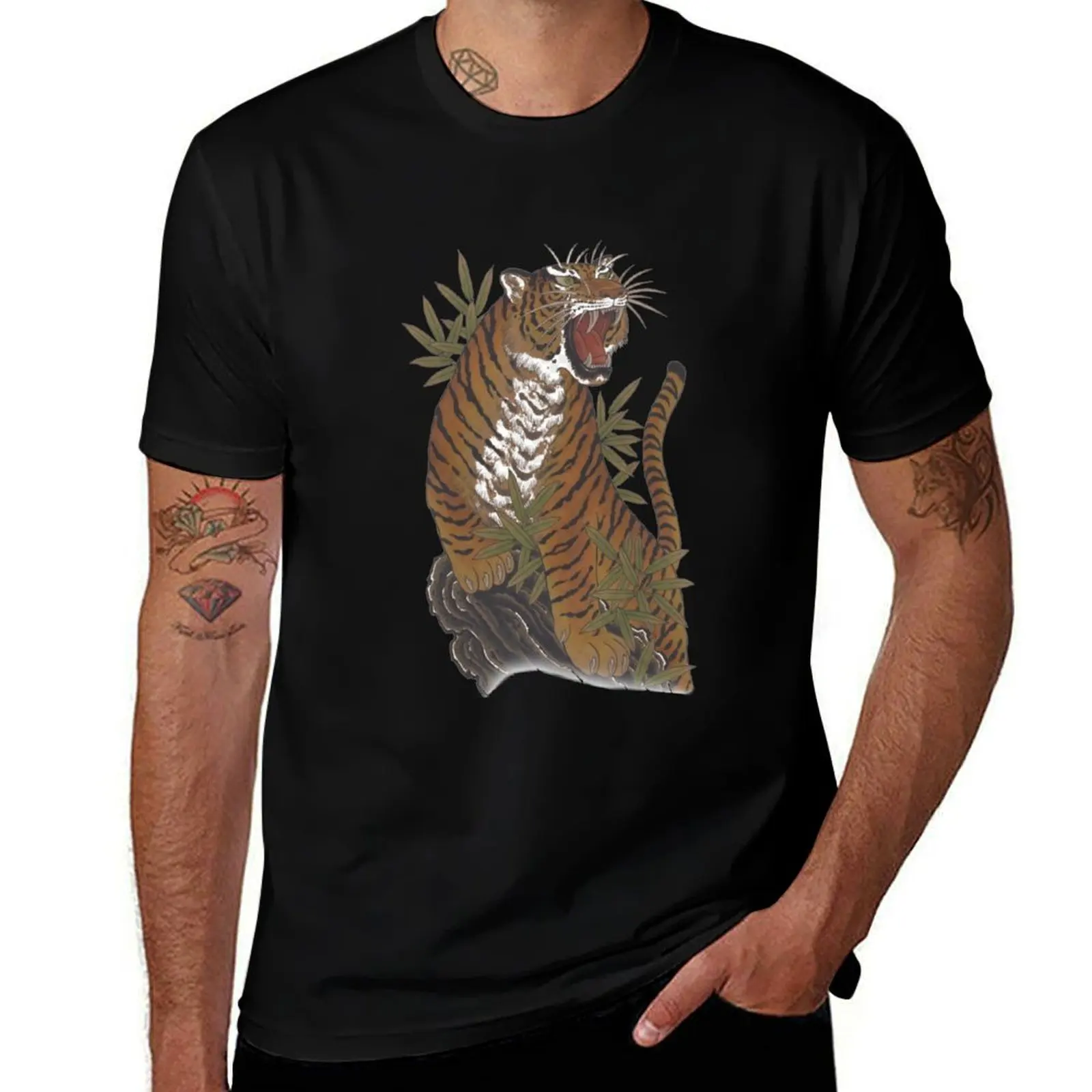 

Taiga Saejima Yakuza Tattoo T-Shirt t shirts cotton 100% t shirt custom print T-Shirt