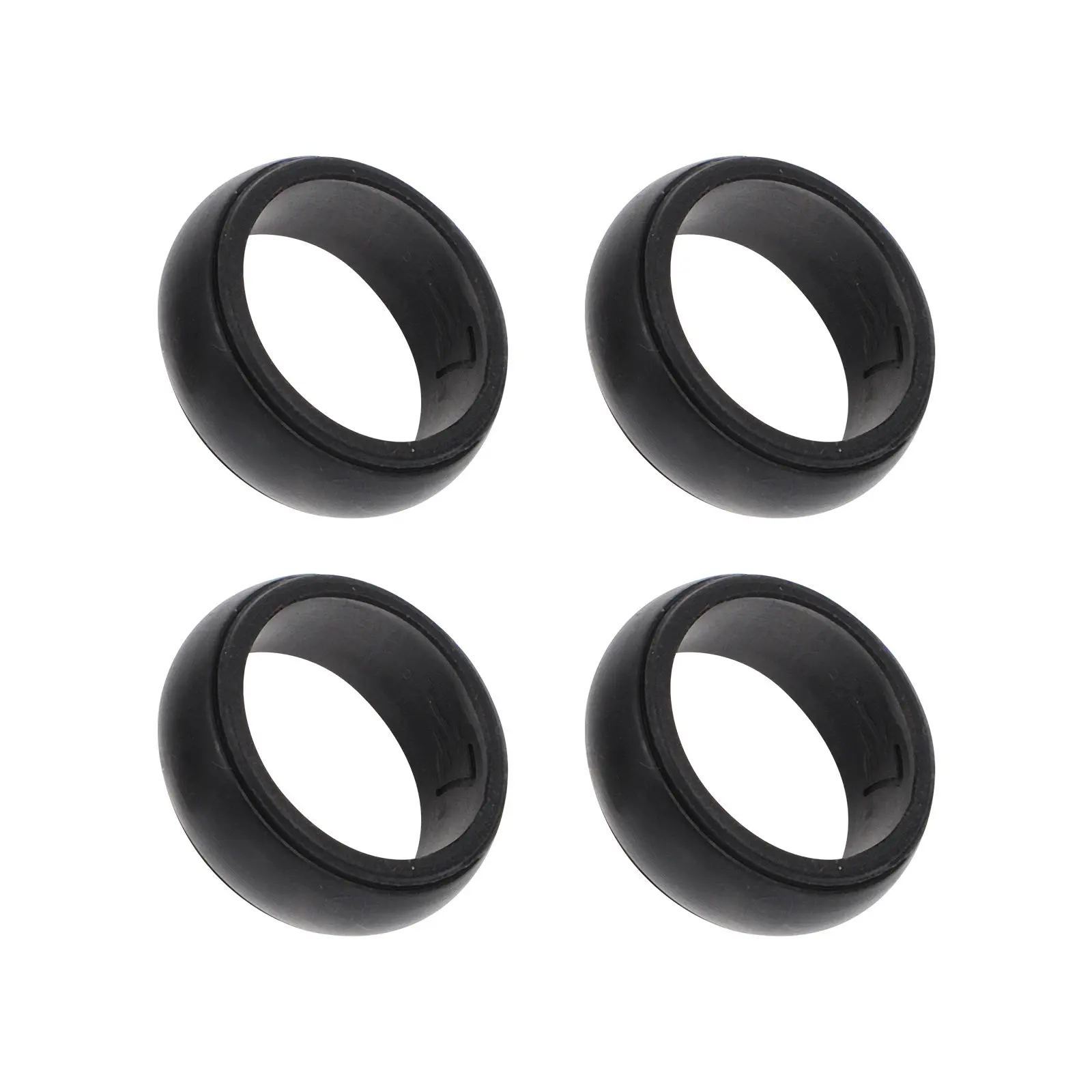 Silicone Finger Rings Protector Set for Weight Lifting, Biking, Diving – 4pcs Soft Comfortable Stylish