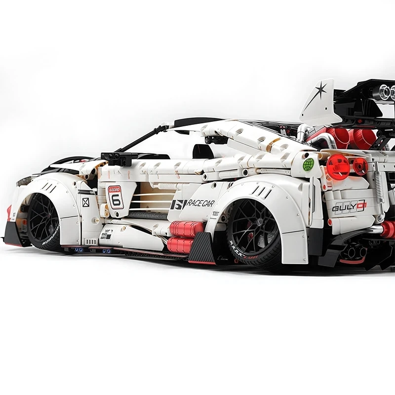 3939PCS Tecnico 1:8 GT-R Sport Car Building Blocks Con Scatola Originale Costruzione di Mattoni Giocattolo Regalo Per I Bambini Adulti