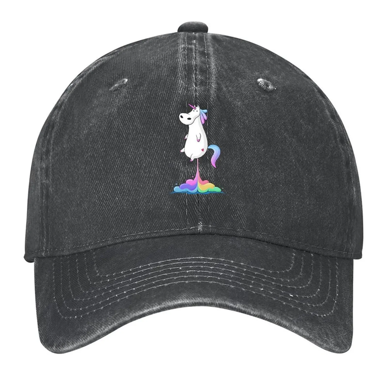 

Unicorn Fart Baseball Cap Anime Rave Golf Hat Man summer hat Hats For Men Women's