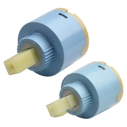Ceramic Disc Cartridge Mixer Faucet Thermostatic Cartridge Faucet Disc Valve Pp Plastic Ceramic Cartridges For Mixer 35/40Mm