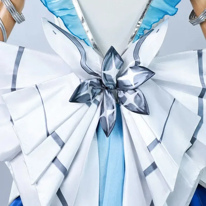 Wuthering Waves juego The Shorekeeper disfraz de Cosplay mujer juego de rol Sexy lindo vestido azul uniforme peluca traje fiesta de Halloween