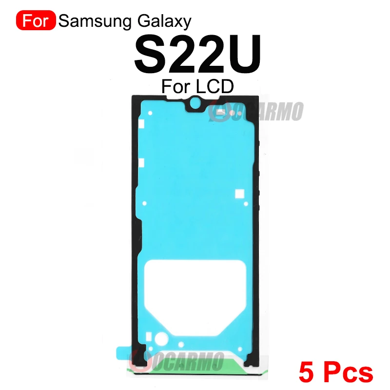 5Set Waterproof Adhesive For Samsung Galaxy S22 Plus S22+ S22U Ultra Front LCD Screen Back Cover Sticker Glue Replacement parts