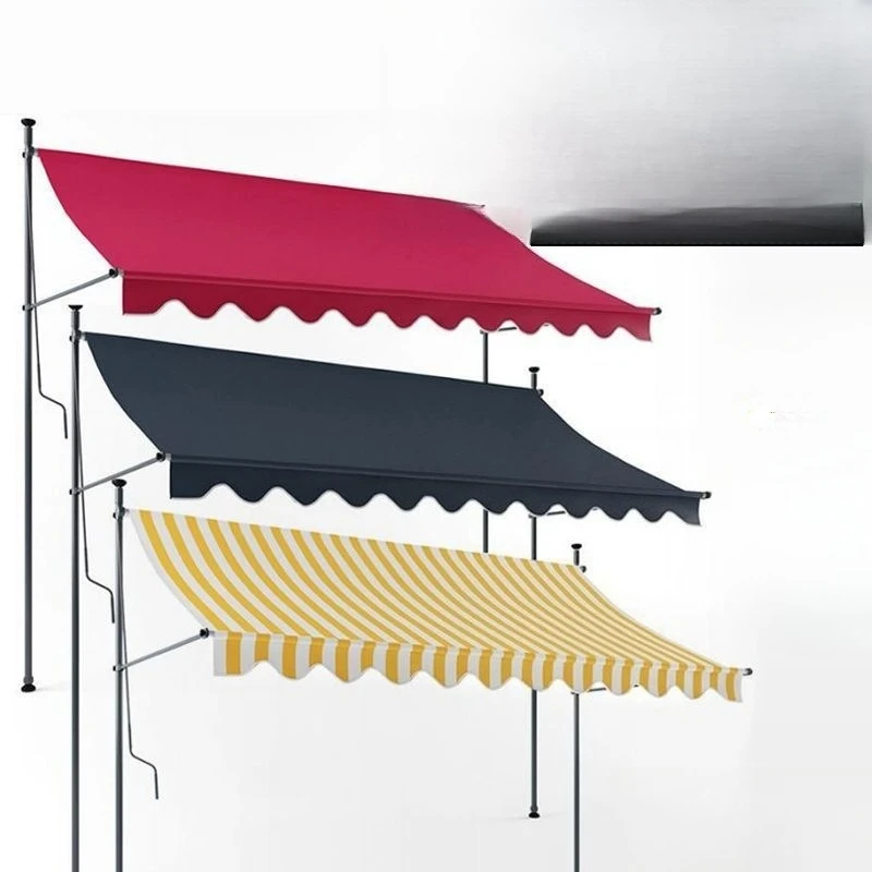 Upright Awning, Inclined Canopy, Folding Telescopic Shed, Shop, Hand-Cranked Eaves
