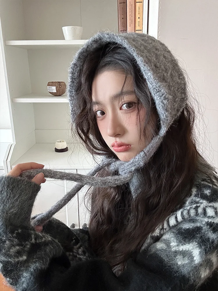 ey Knitted Thiened Winter Ear Muffs Women's Warm Protective Ear Covers Faionable Accory for Cold Weather