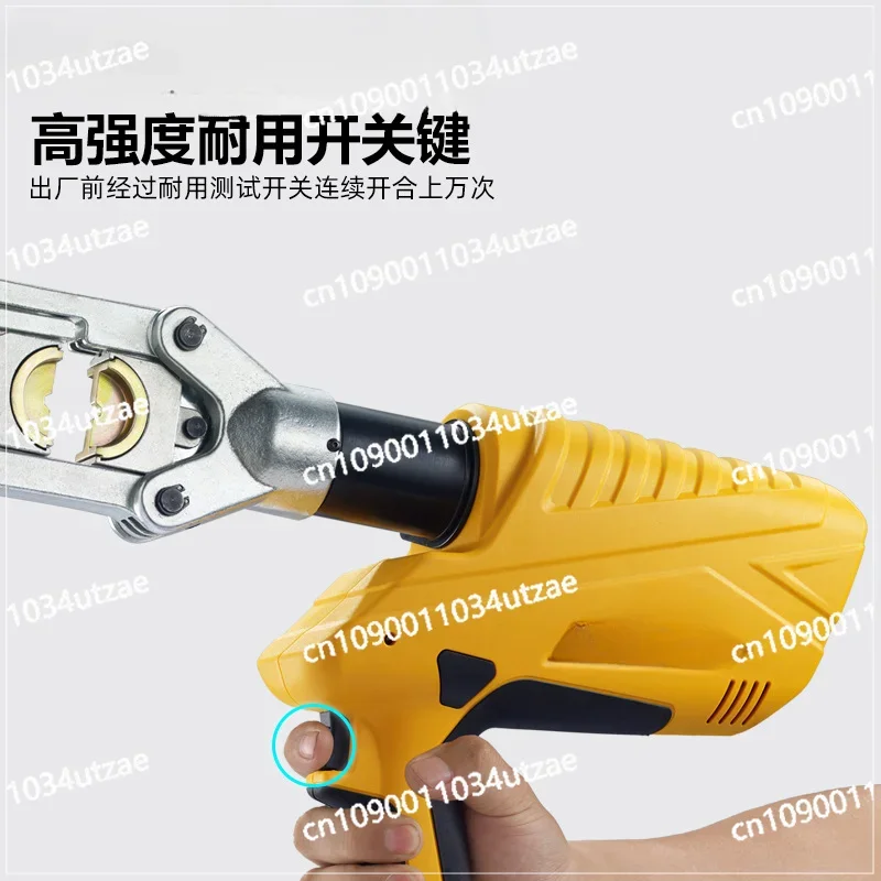 Electric Hydraulic Pliers Rechargeable Crimping Pliers H-type Wire Clamp Copper Aluminum Nose Crimping Pliers