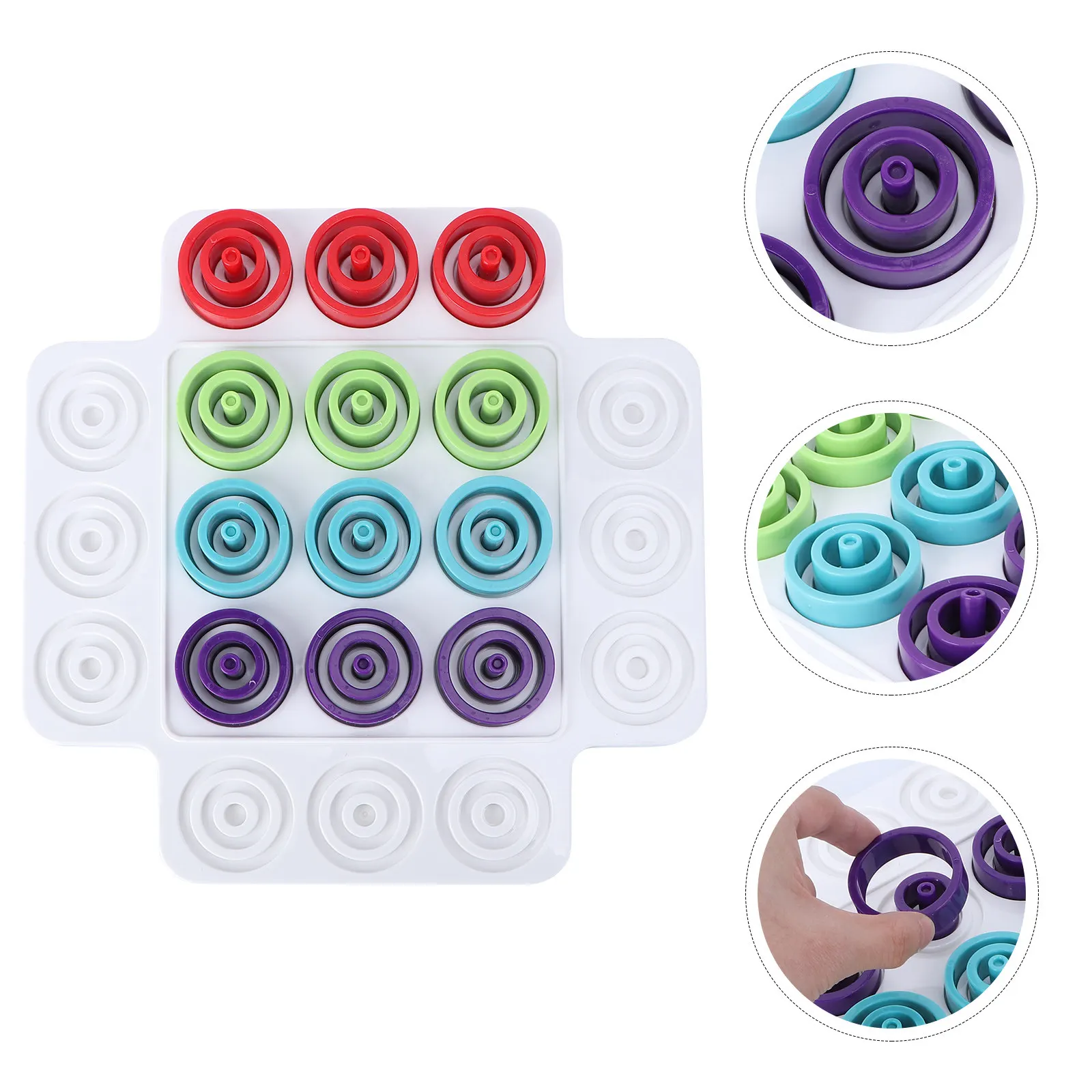 

Набор деревянных шахматных досок для развития логики, распознавания цветов и координации рук и глаз, обучающий набор для детей