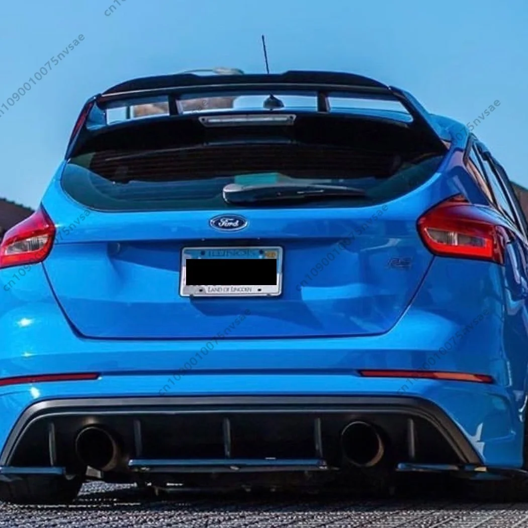 

For Ford Focus MK3 RS 2011-2018 Rear Roof Spoiler Tail Wing Gloss Black Top Car Splitter Body Kit Maxton Style Accessory Tuning