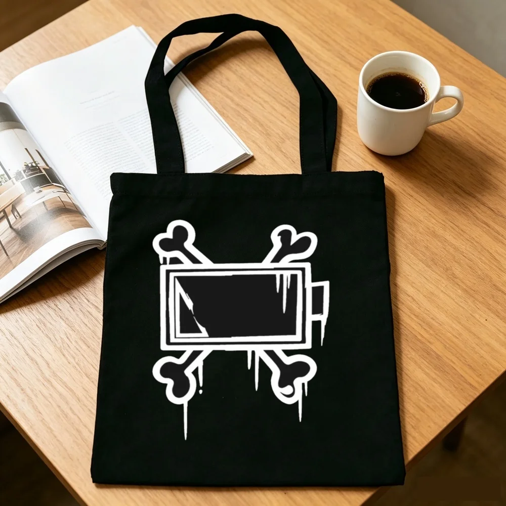 Murder Drones tote bag y2k personnalisable shoulder  canvas  foldable femme