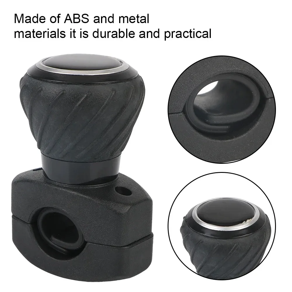 

Universally Steering Wheel Booster 360 Degree Grip Ball Steering Wheel Spinner Labor Saving Anti-slip Turning Hand Control