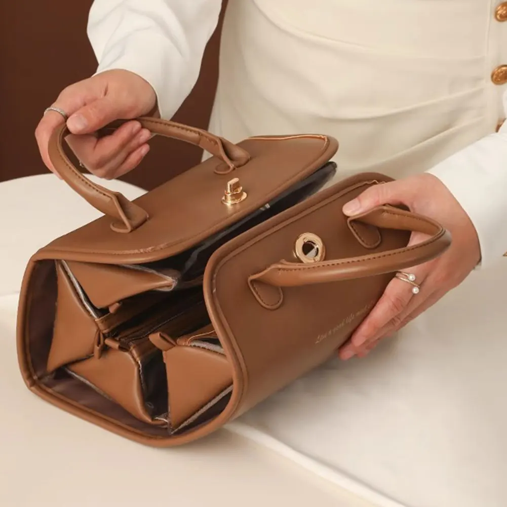 Foldable Makeup Bag, 4 In 1 Waterproof Travel Makeup Organiser,Outdoor Travel Makeup Collect Bags,Cosmetic Bags For Daily Use