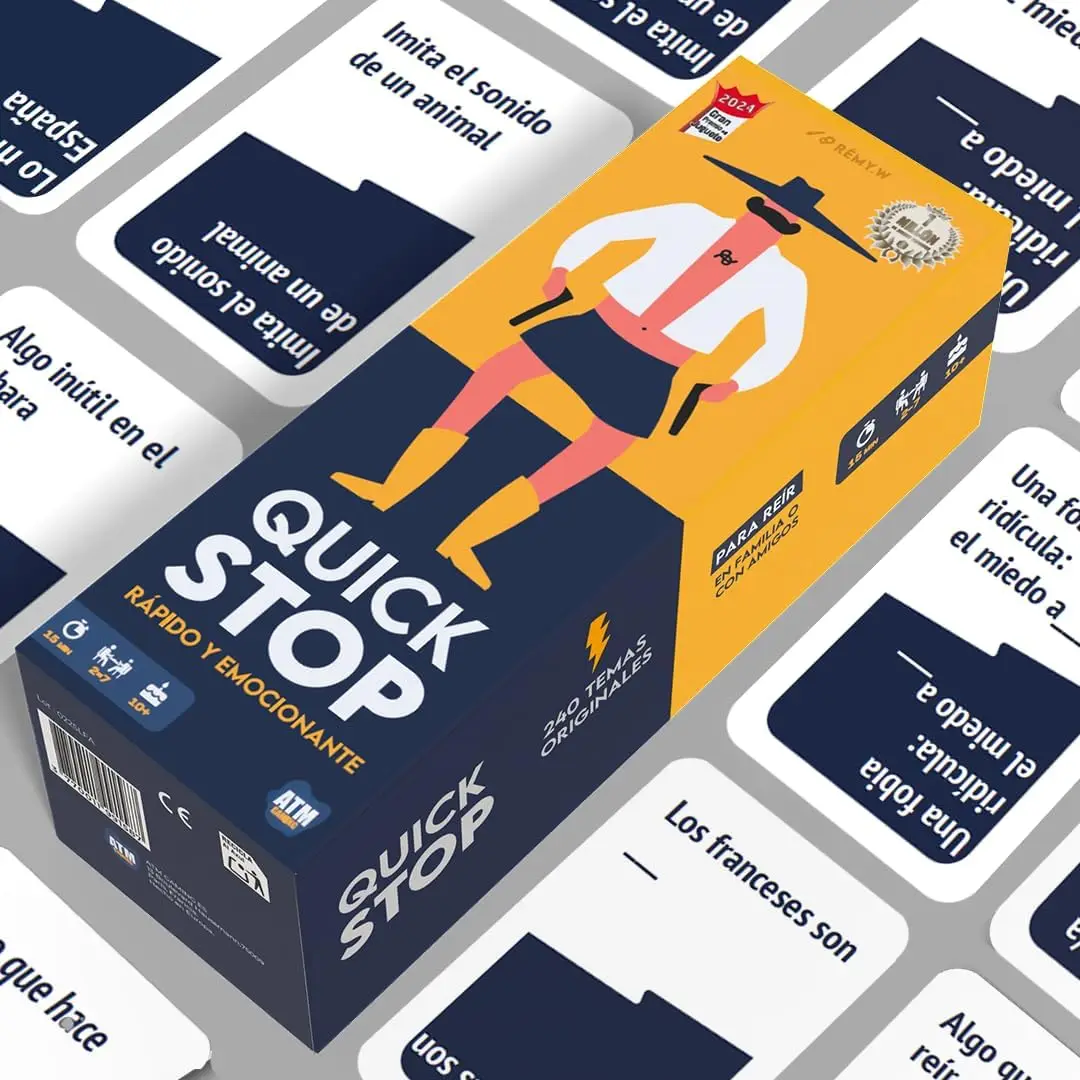 

Dynamic Board Game for Family and Friends - Toy Grand Prix 2024-Creativity and Speed - Entertainment Version of Stop Game
