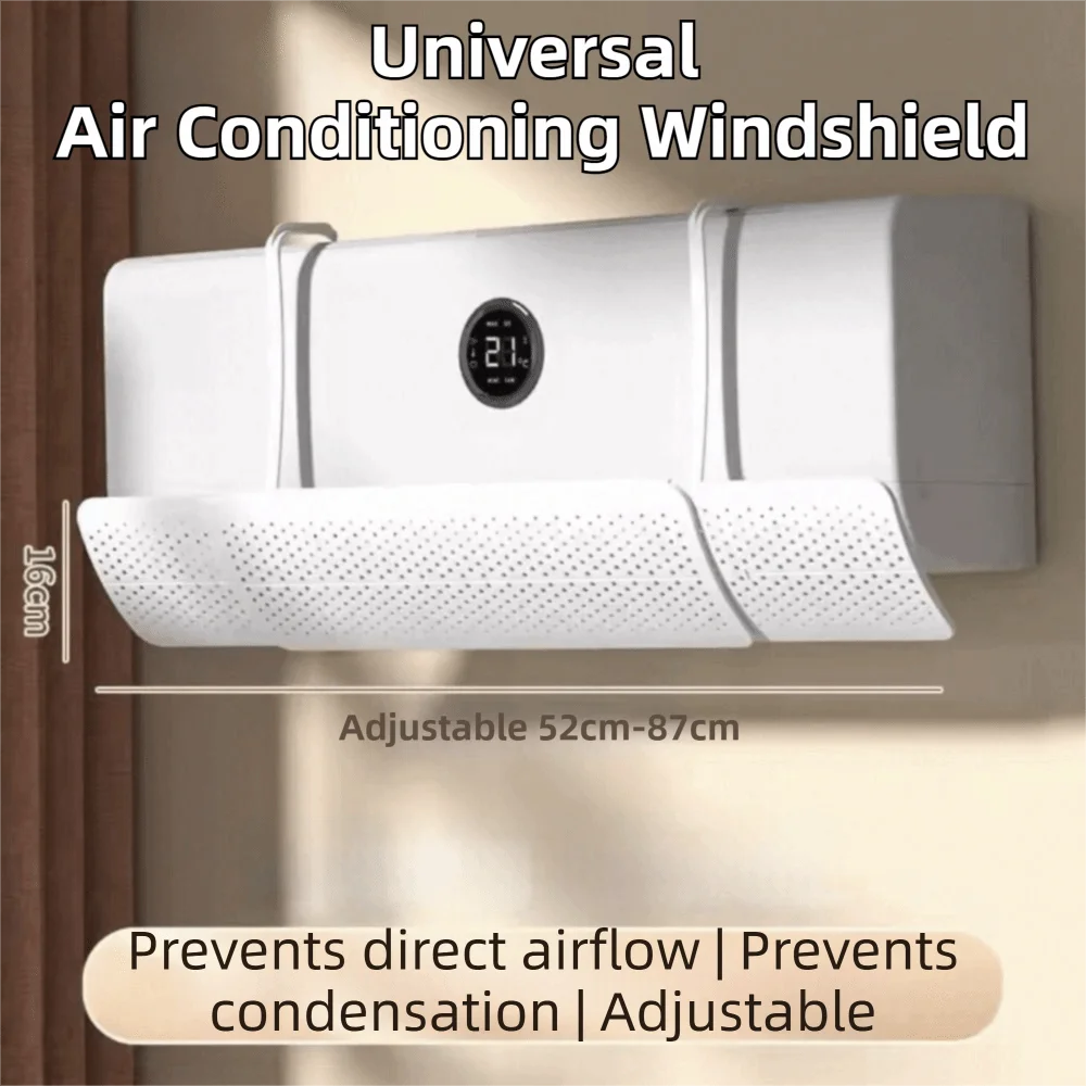Retractable Air Conditioning Windshield Anti-Direct Blowing Adjustable Air Outlet Baffle Windproof Confinement Cold Air Guide