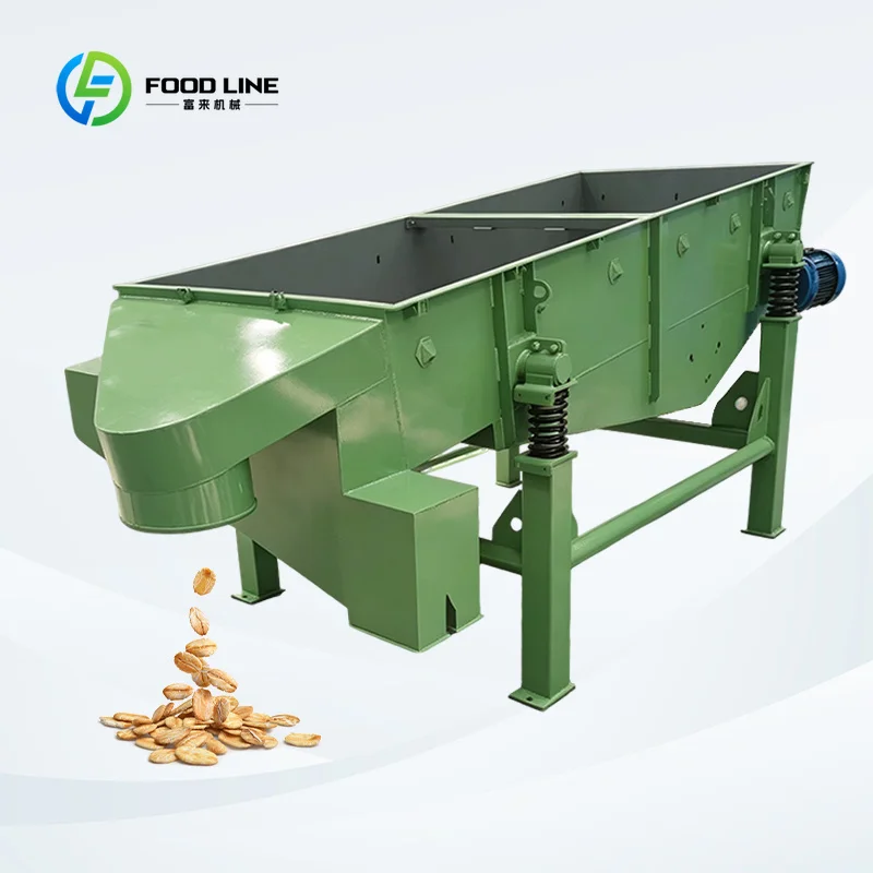 Customized Linear Vibratory Sifter Stainless Steel Vibrating Screen High Efficiency Sieve for Grain Powder Particle Sieving
