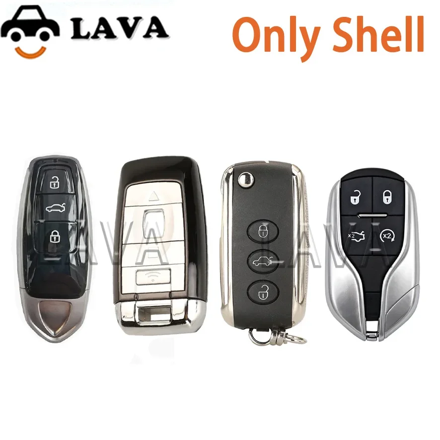 Various Luxury Car Key Cases With Stickers