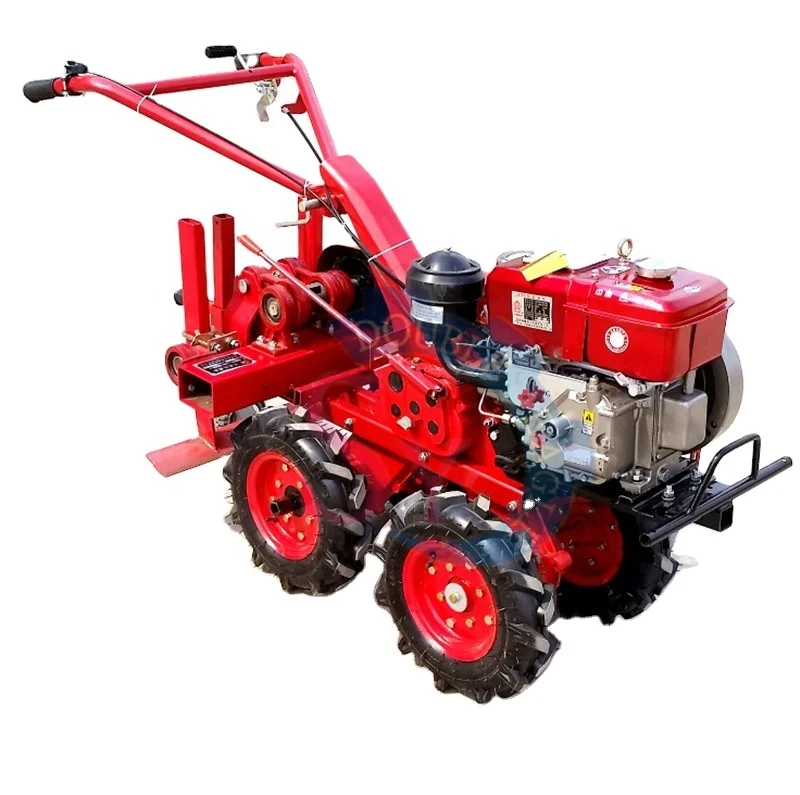 Multifunction Small Hand Tractor Drive Garlic Picking Harvesting Machine/Garlic Harvester Equipment