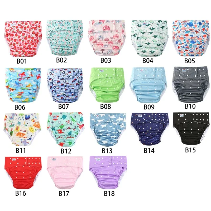 5pcs Adult Cloth Diapers +2pcs adult Microfiber Inserts+3pcs Adult Bamboo Charcoal Inserts