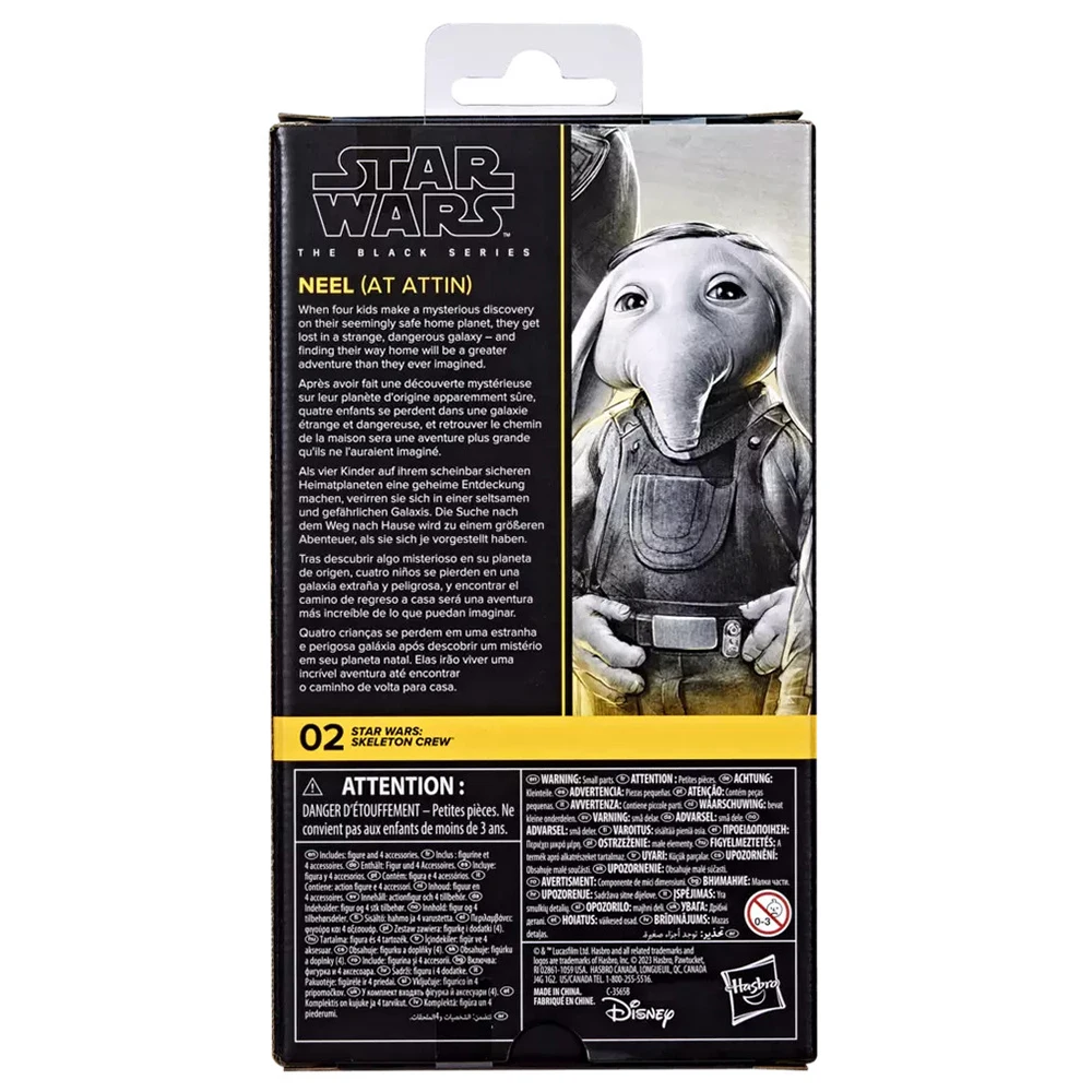 [In-Stock] Original Hasbro Star Wars The Black Series Neel (At Attin) (SKELETON CREW) 15cm Anime Action Figure Model Toy Gifts