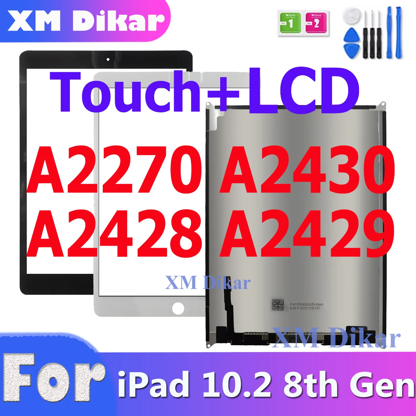شاشة لمس 10.2 بوصة متوافقة مع iPad 2020 (A2197) – تقييم شامل ودليل عملي لاستبدال الشاشة