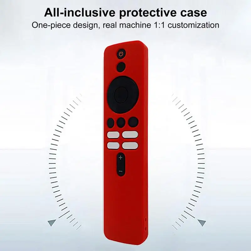 2023Xiaomi Mi TV Box Remote Case Silicone Sleeve For Mi TV 4K 2nd Gen Remote Shell Protective Cover With Strap String Shockproof