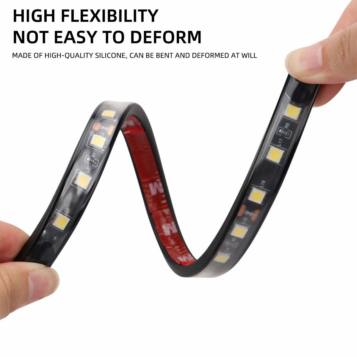 1/2in1 Car Engine Under Hood Light Kit Automatically Light ON/OFF Work Light 12V LED Strip Light Bar for Car Repairing white image 4