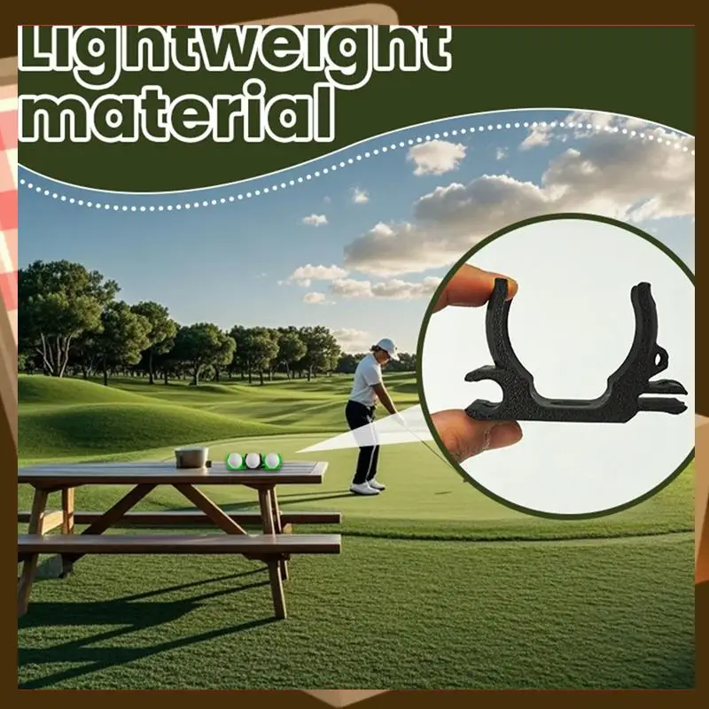 スリーボール ゴルフボール クリップ 滑り止め 分解が簡単 ゴルフボール クランプ 再利用可能なゴルフ ラック ゴルフ アクセサリー-AA85