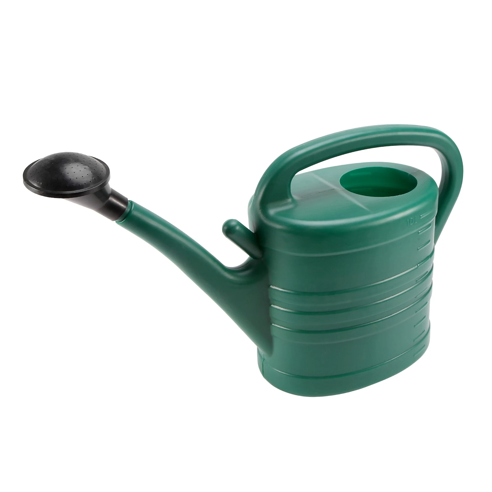 Watering Can with Green 10 Litre 2 Gallons Garden Flower Water Bottle Watering Kettle with Handle Long Mouth