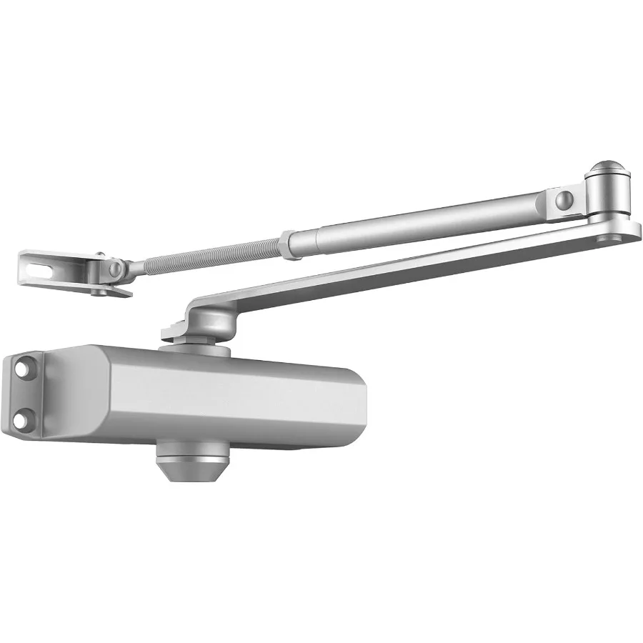 

Door Closer Automatic Door Closer Commercial or Home Adjustable Size Hydraulic Buffer Door Closers Heavy Duty Cast Aluminum Bo