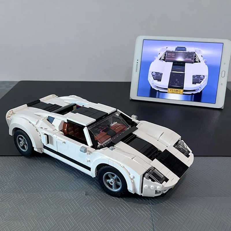 NEW 1188Pcs Parts Creative Expert MOC Ford GT40 Classic Cars Model MOD 10295 Building Blocks DIY Bricks Toys Gifts