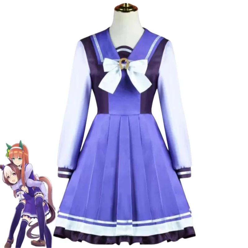 CyGame Semana Especial Mejiro McQueen Umamusume: Pretty Derby Uma Musume Racing Association Cosplay disfraz Anime uniforme escolar Su