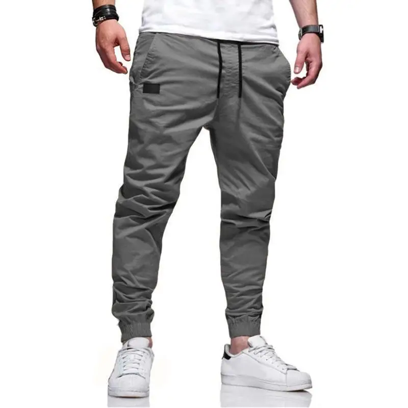 2026 Spring Autumn Cotton Men Cargo Pants Male Casual Loose Pant Man Big Pocket Trouser Fashion Khaki Harajuku Streetwear Male