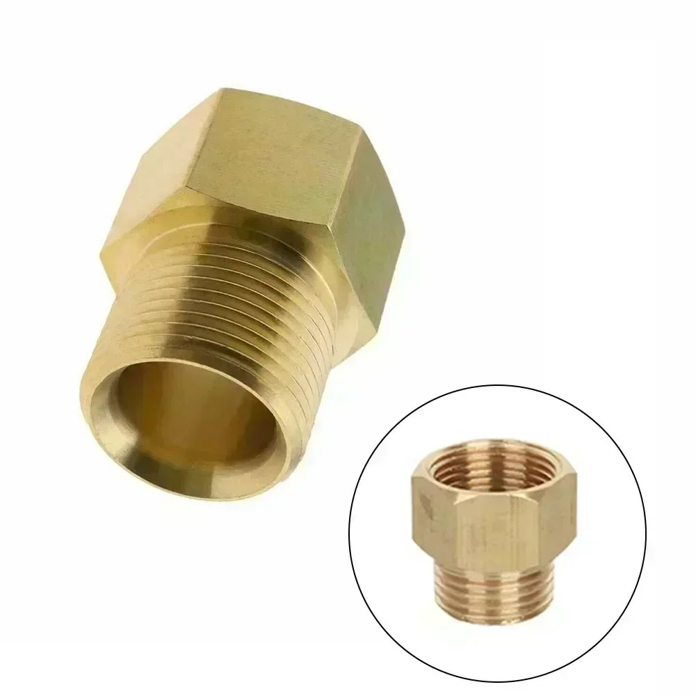 Pressure Washer Hose Adapter Connector Brass Metric M22 14mm Female Thread To G1/2 Male For Garden Watering Cleaning Accessories