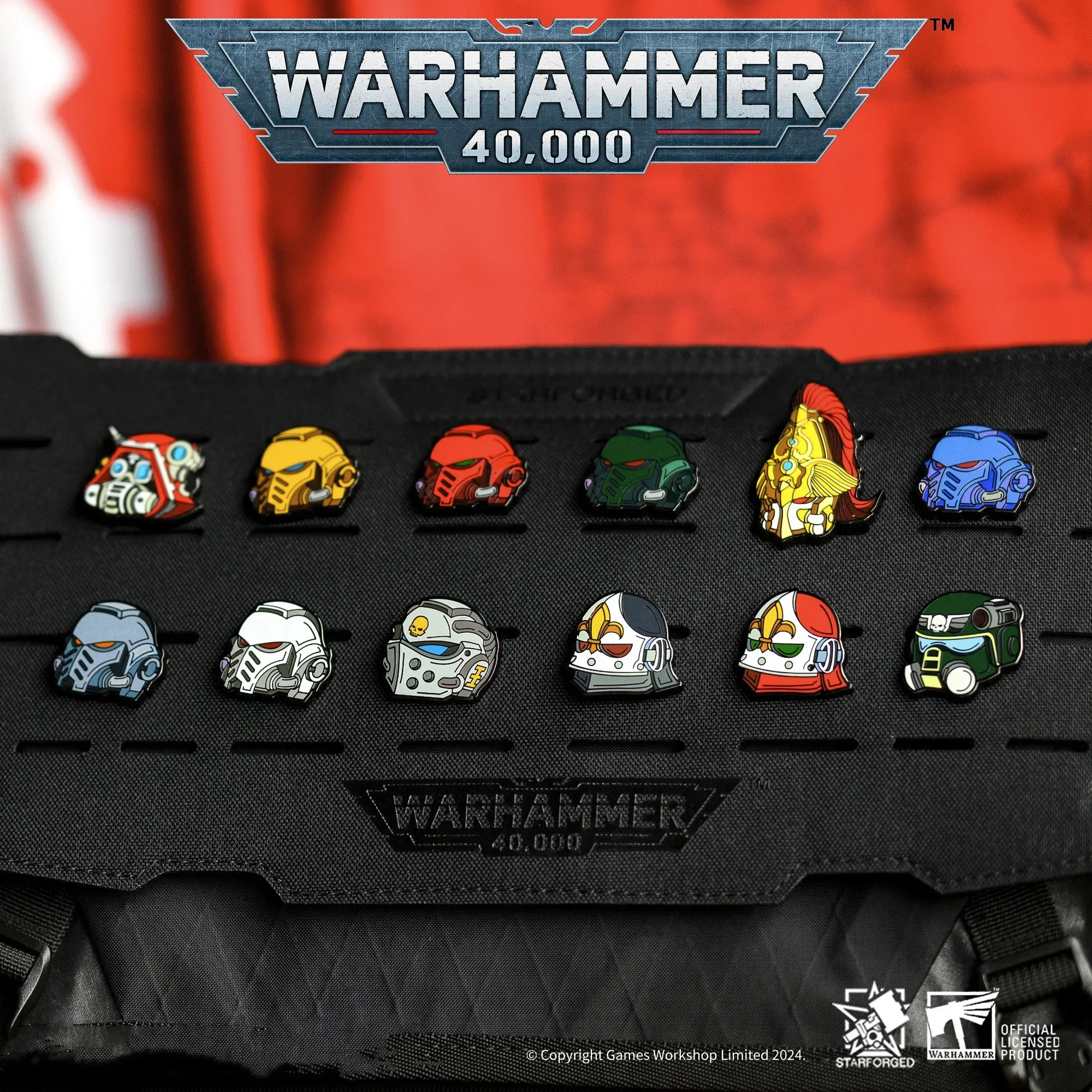 Star forged Starcast Warhammer 40k um Star Warrior Imperial Army Forces Helm Abzeichen versand kostenfrei Anime Geschenk